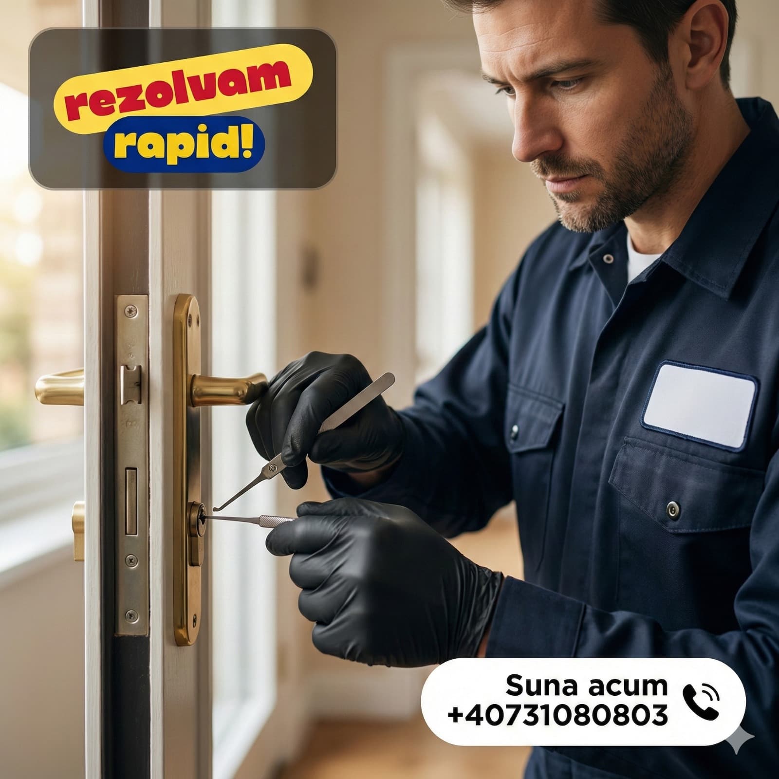 Deblocări usi metalice non-stop Timișoara